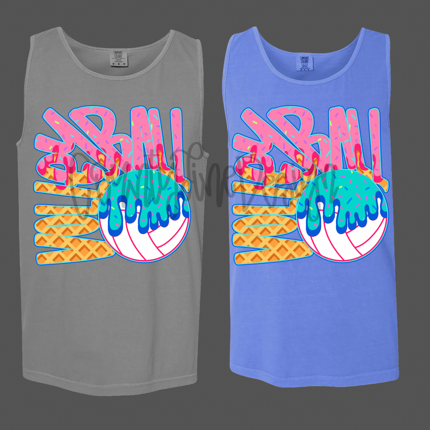 Volleyball drip PNG
