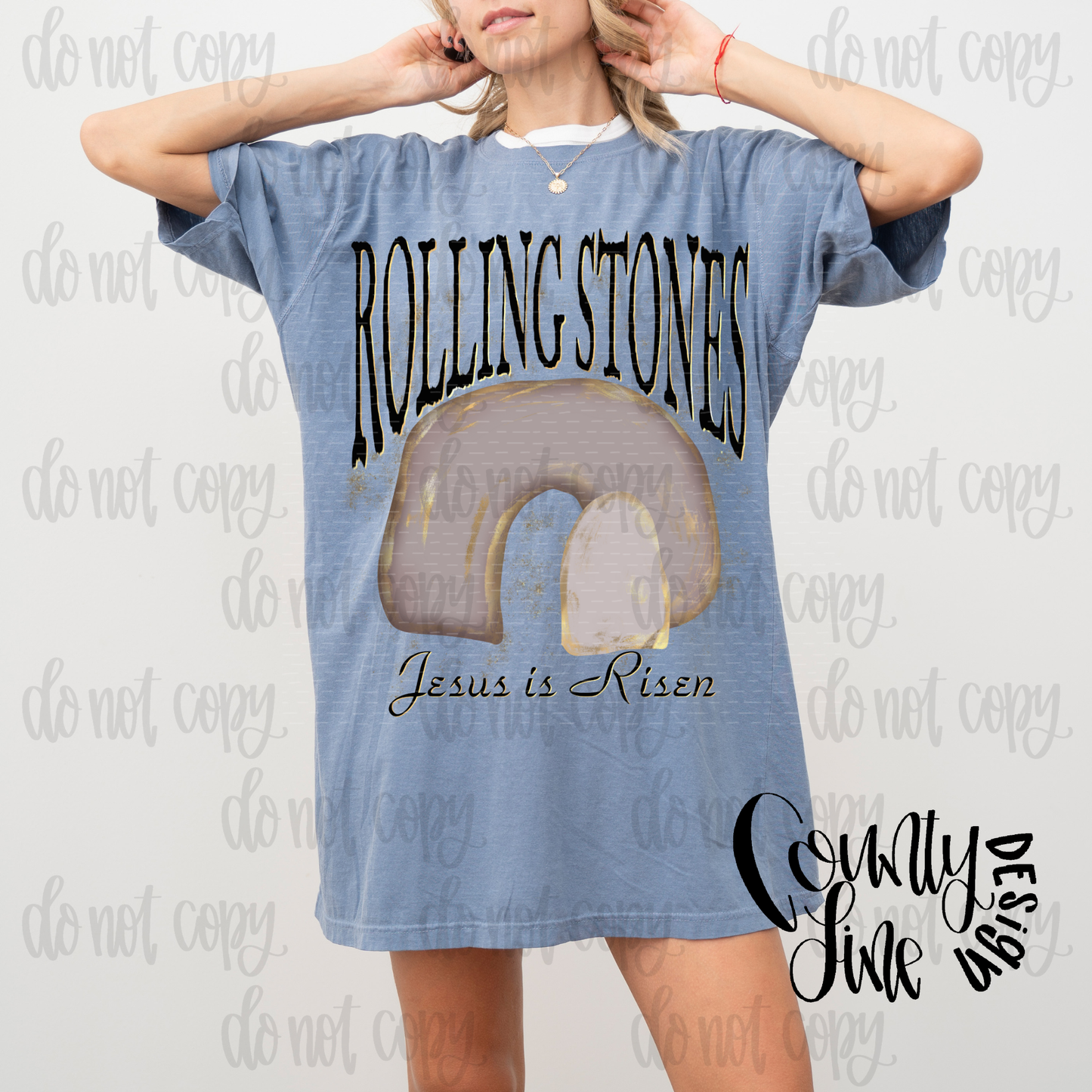 He is Risen - Stones Rolled PNG