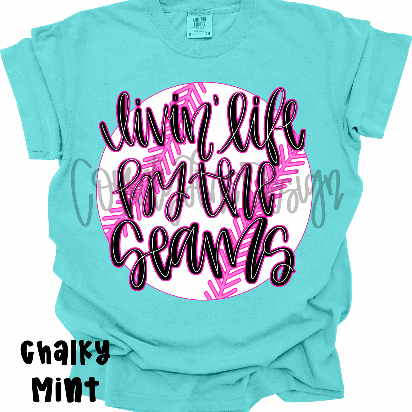 Livin life by the seams BASEBALL PNG
