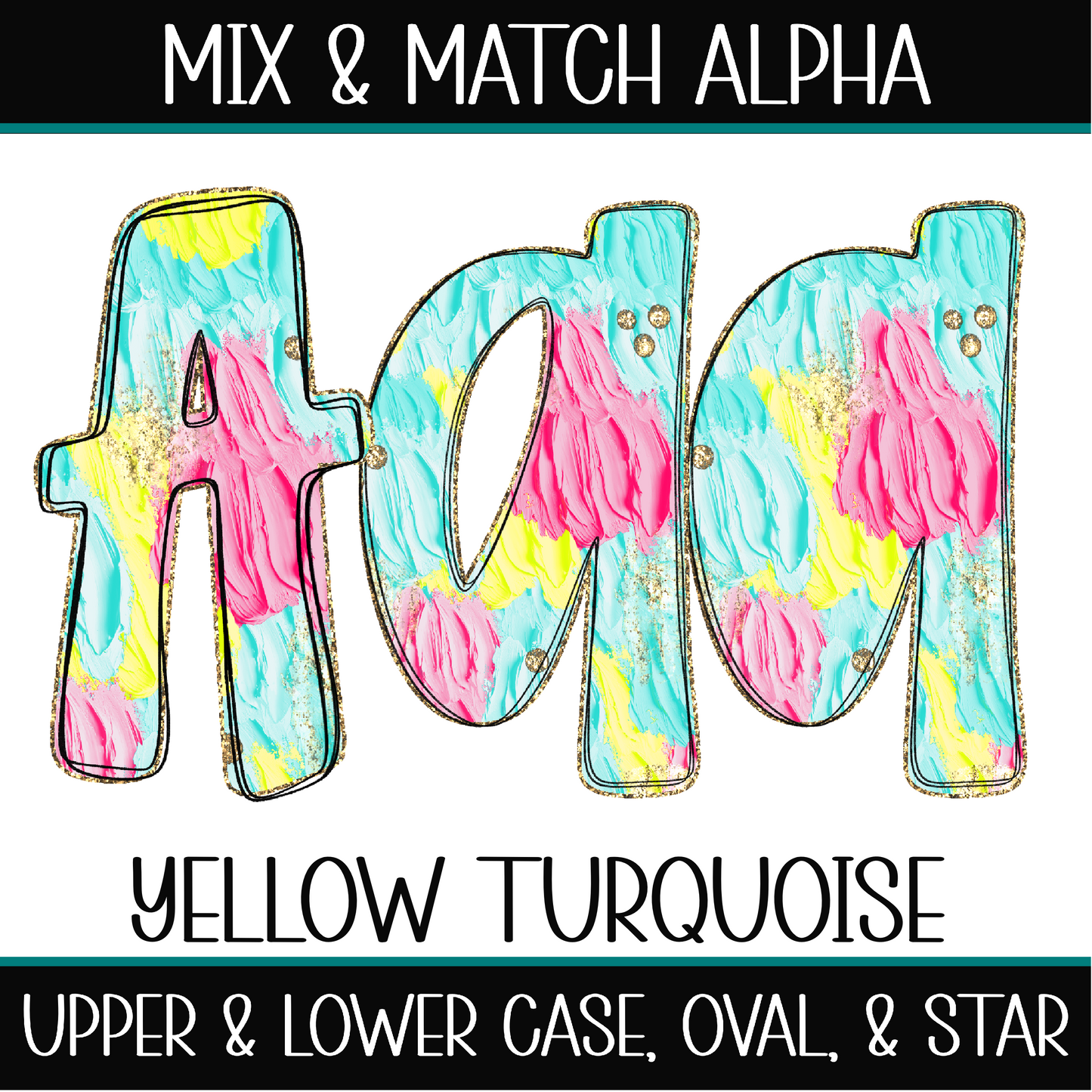 Yellow Turquoise alpha