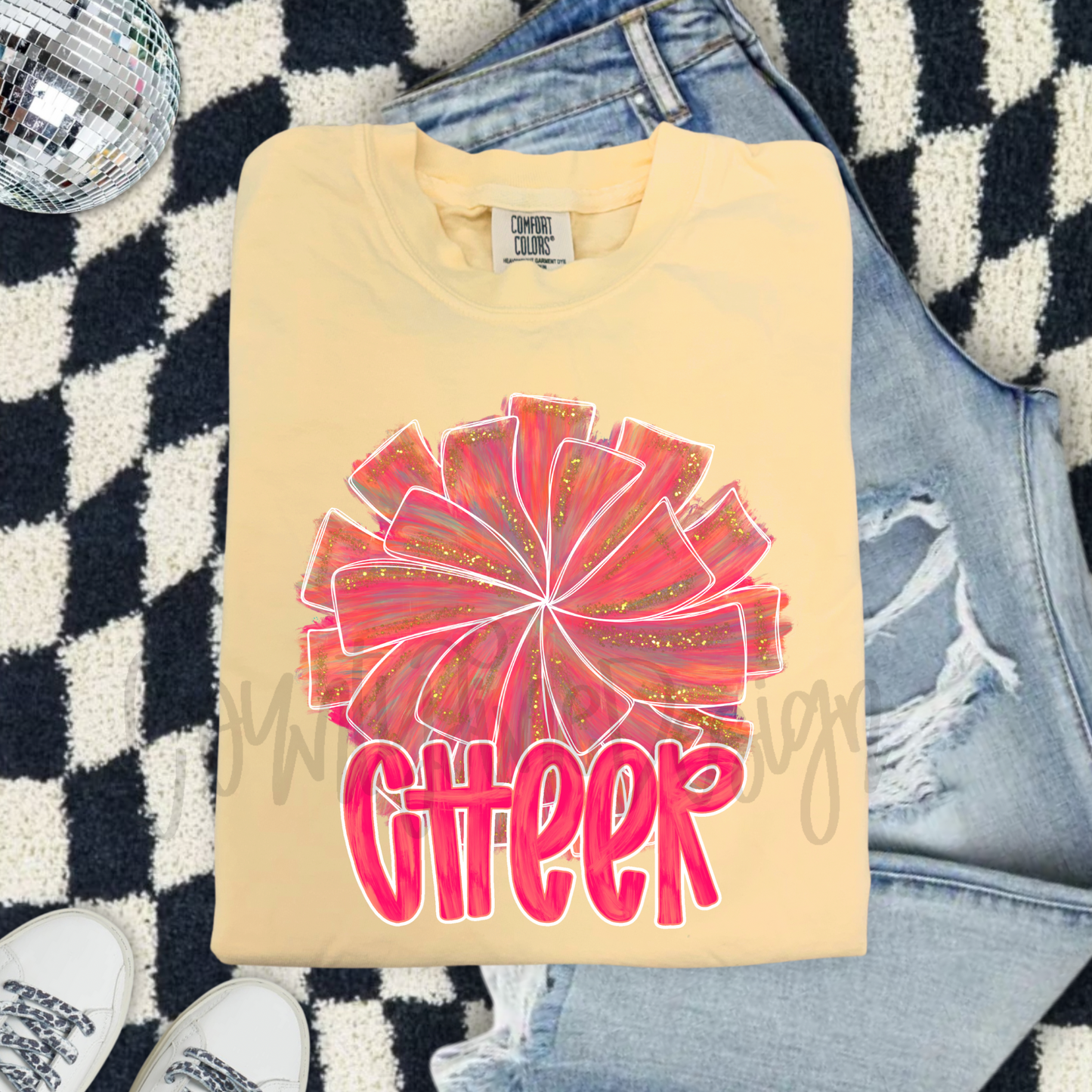 Cheer Neon Paint PNG