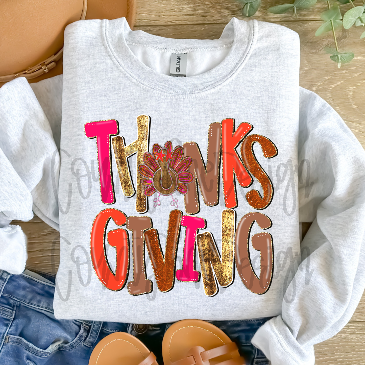 Thanksgiving Gold Turkey PNG