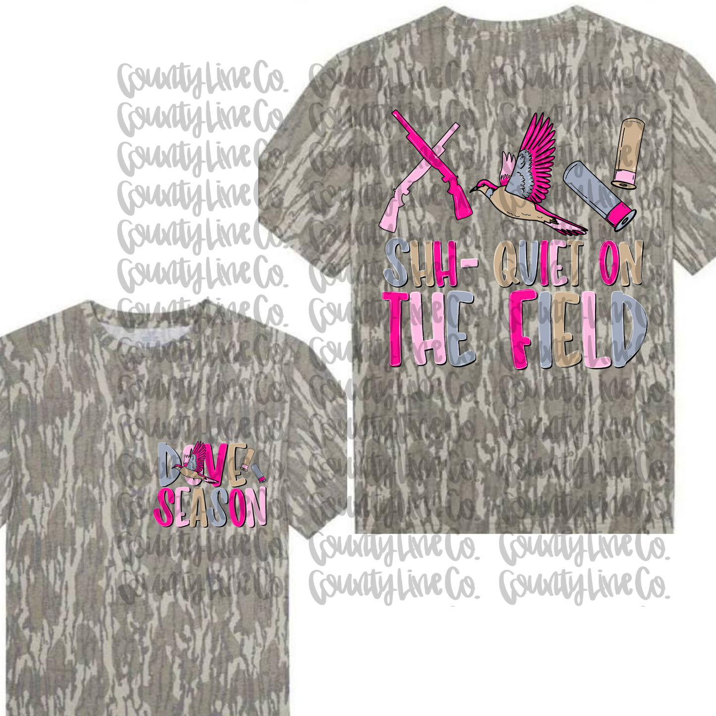 8/24 Quiet on the creek dove season PINK PNG