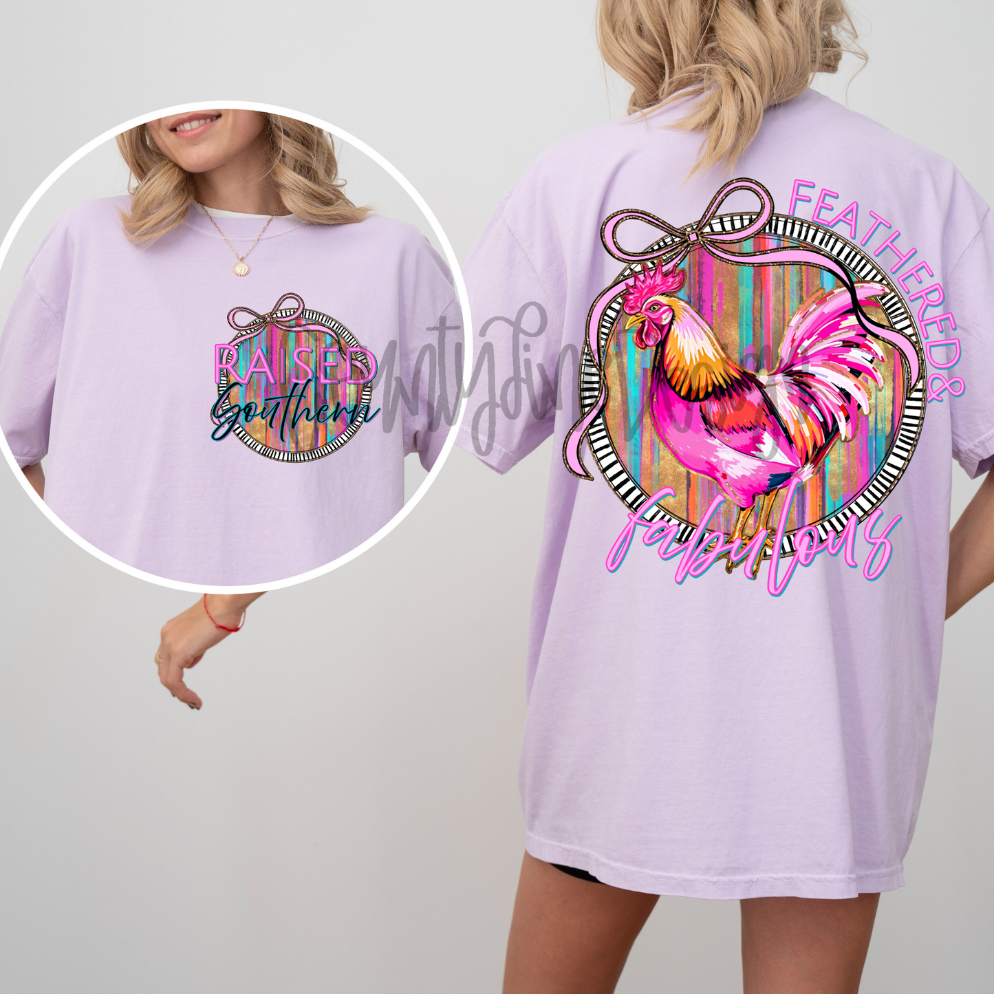 Feathered and Fabulous chicken PNG