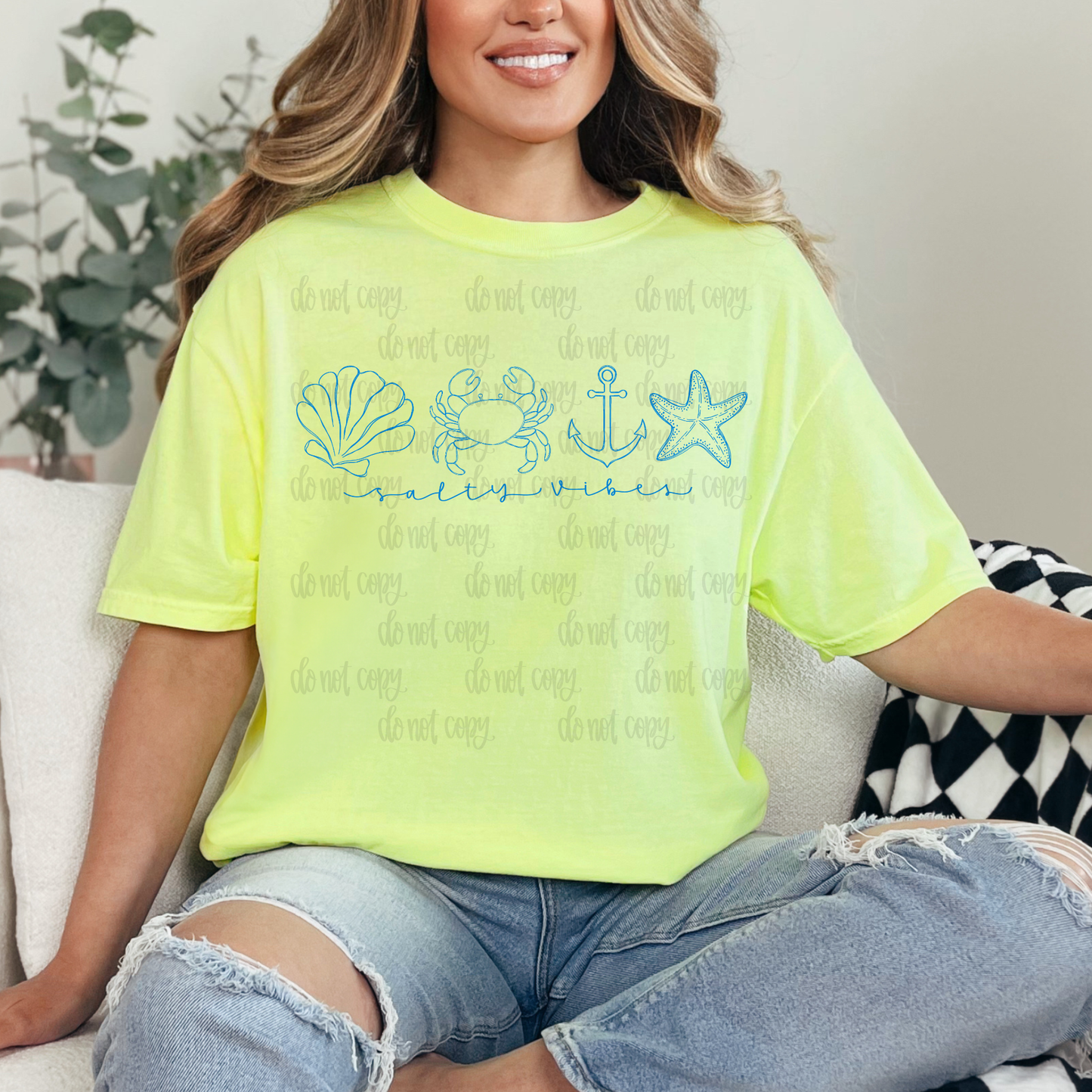 Salty vibes outlines PNG