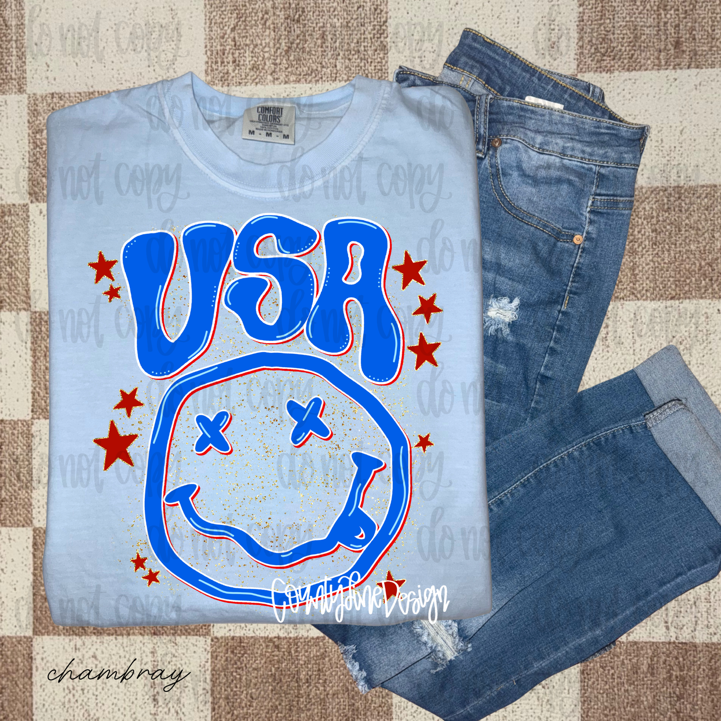 USA Retro Stars PNG