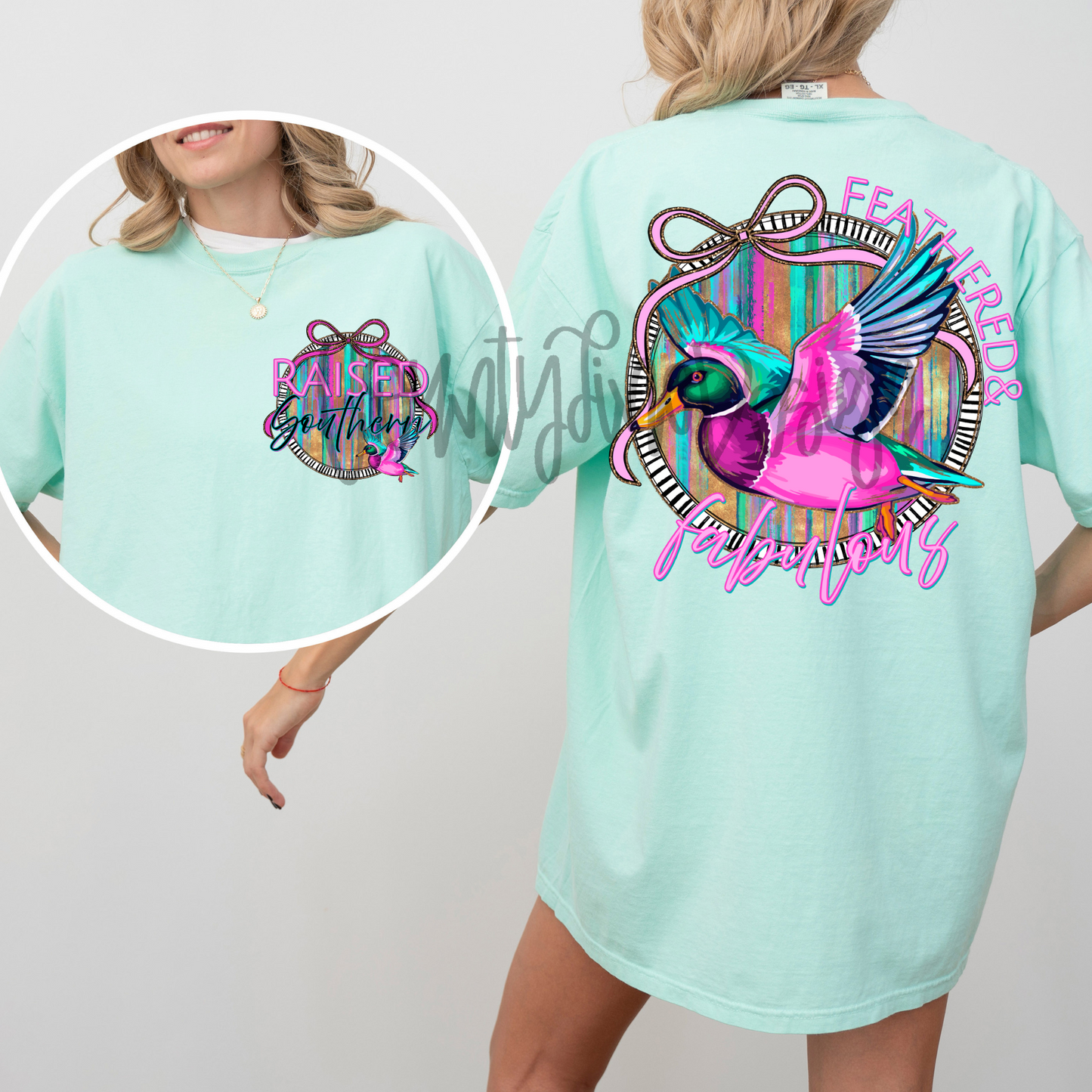 Feathered and Fabulous duck PNG