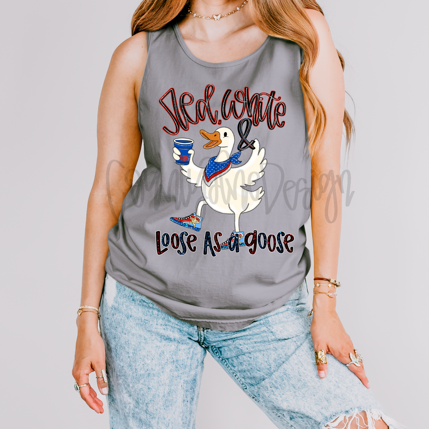 Red, White, & Goose PNG