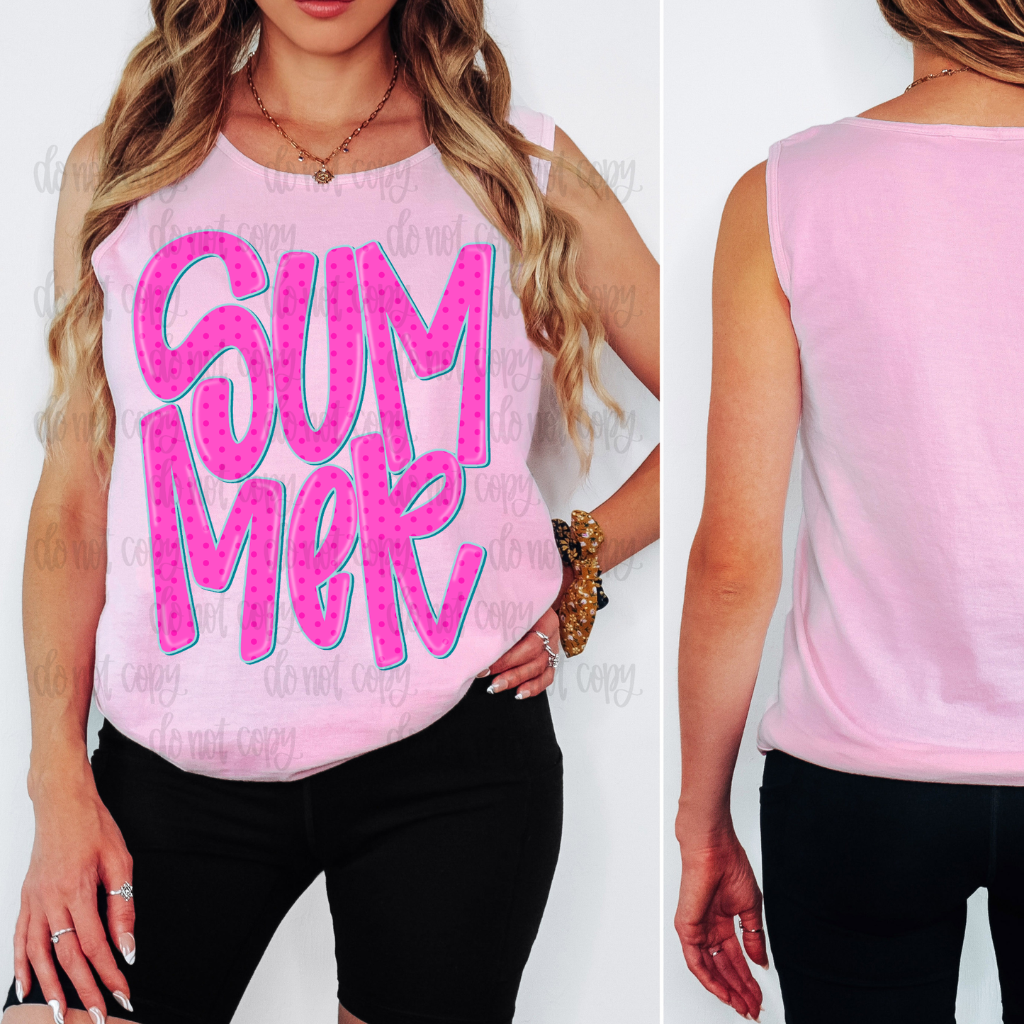 Summer pink dots PNG