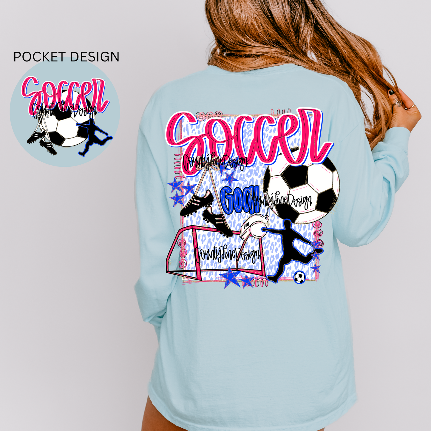 Soccer Preppy PNG - POCKET DESIGN INCLUDED