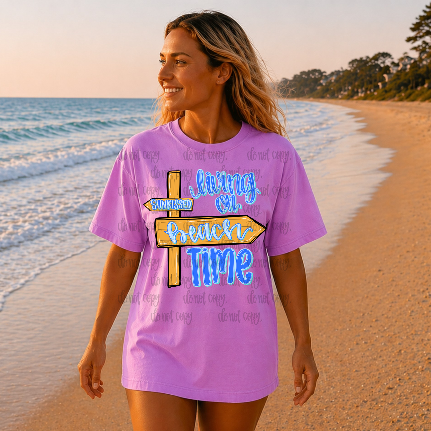 Living on beach time PNG