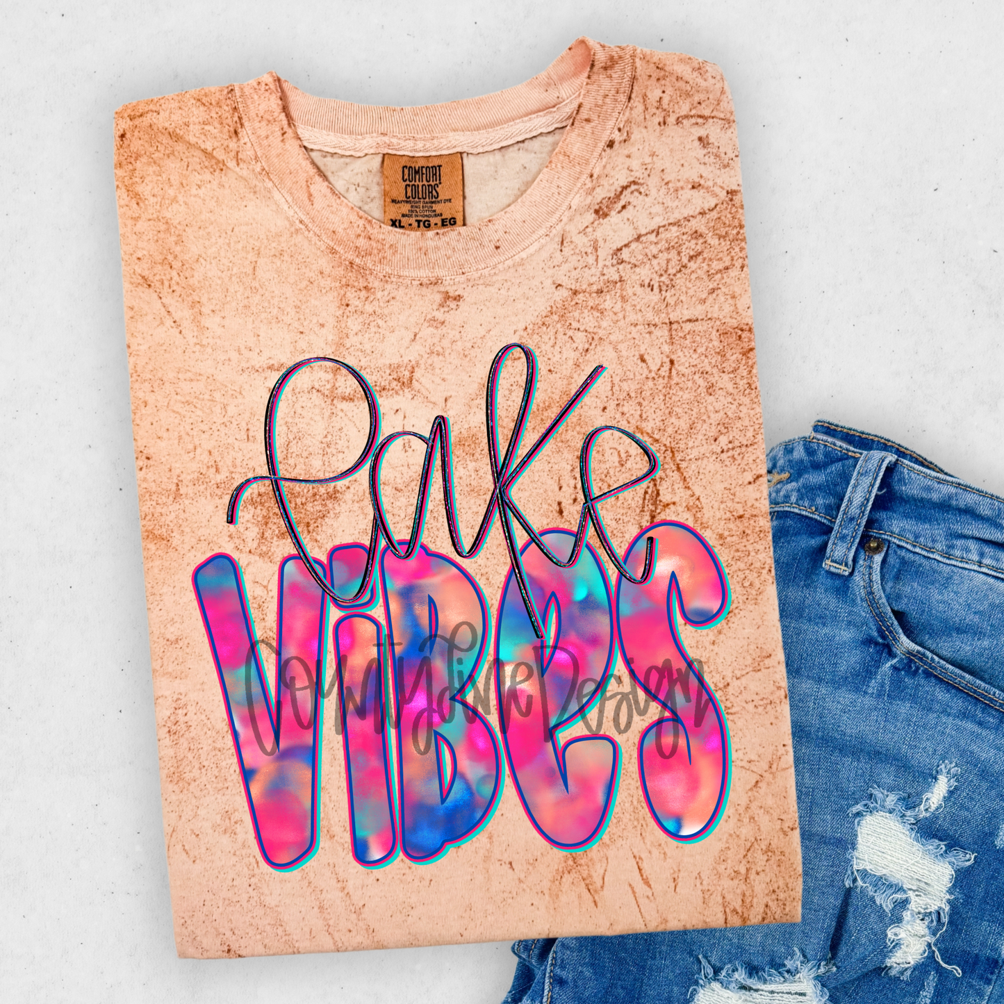 Lake Vibes Foil PNG