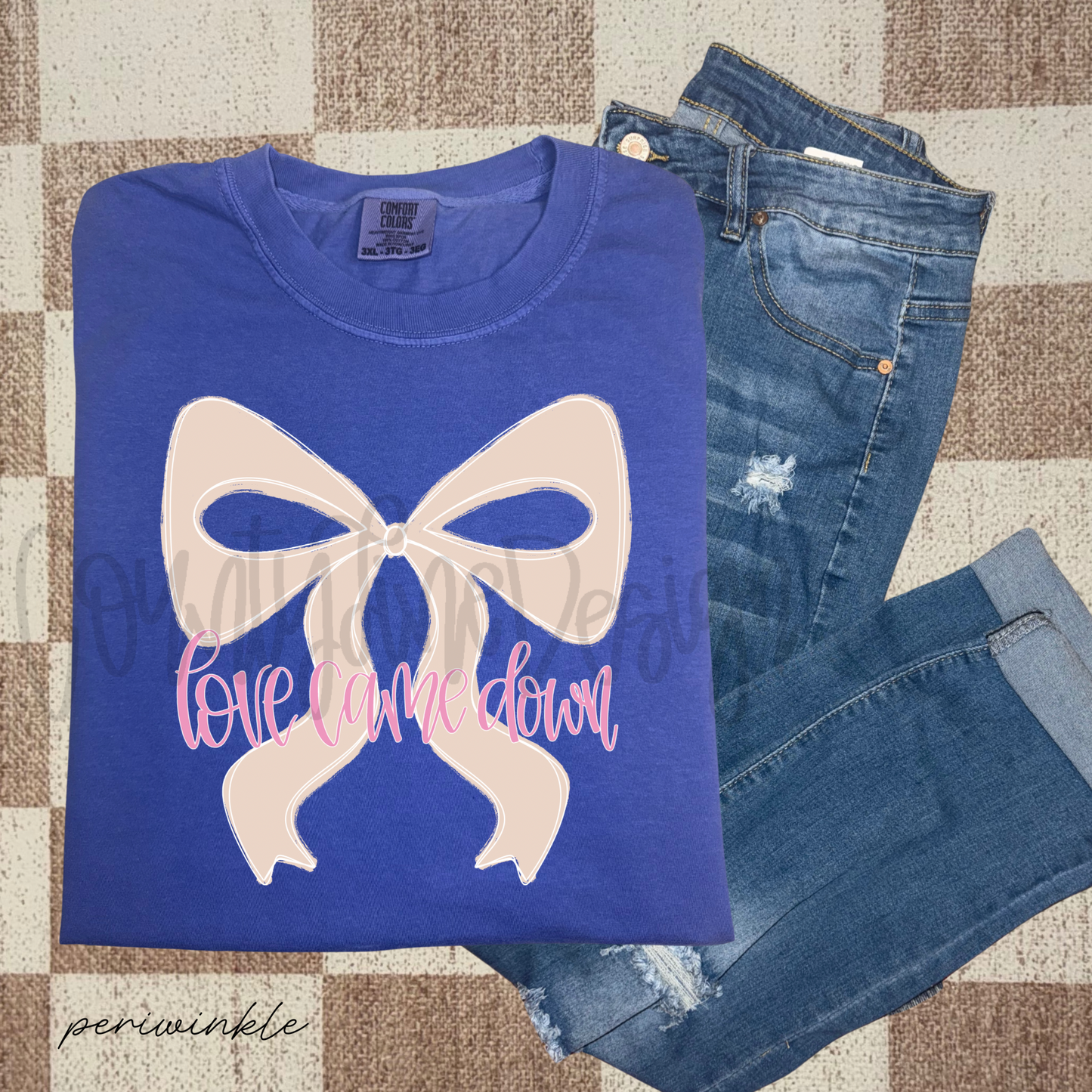 Love came down bow PNG