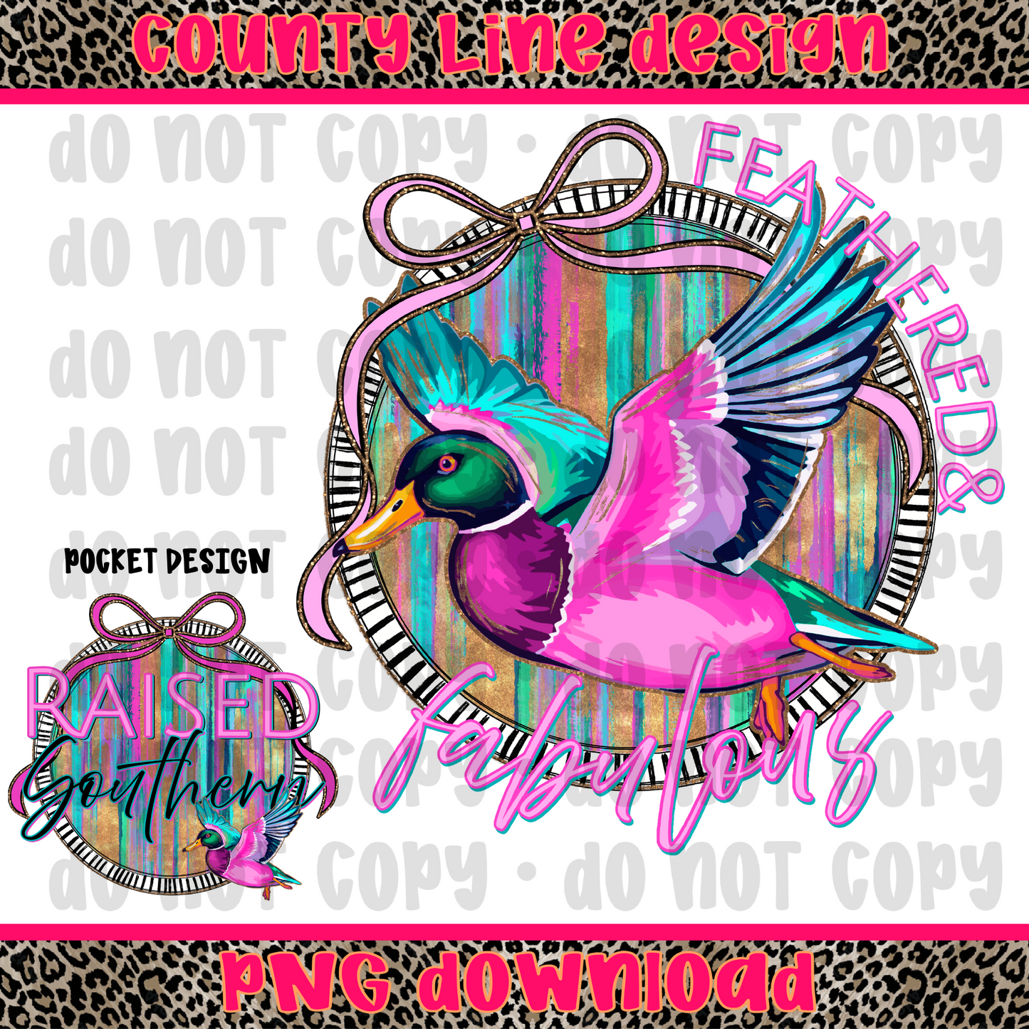 Feathered and Fabulous duck PNG