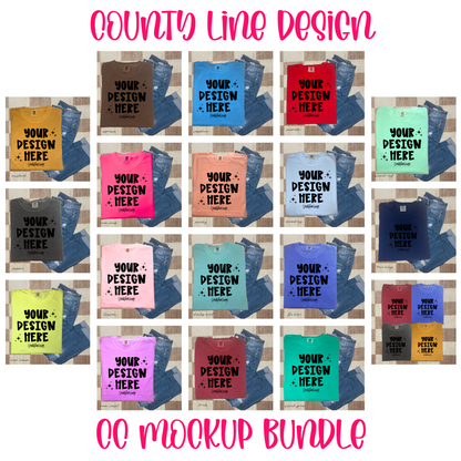 Neutral Flat Lay CC Mock Ups BUNDLE - 18 mockups