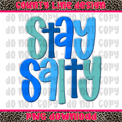 Stay salty PNG