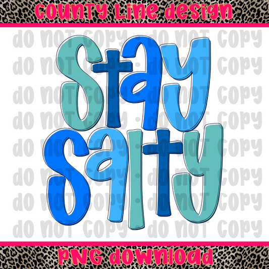 Stay salty PNG