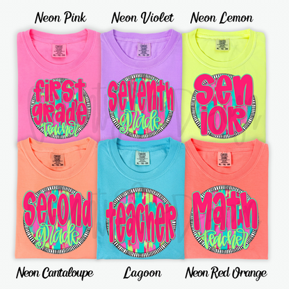 Neon School BUNDLE - 35 PNG FILES!!!