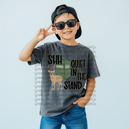 8/24 Shh quiet in the stand NO glitter png