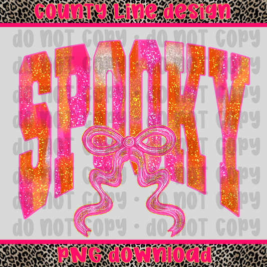 Spooky Bow PNG