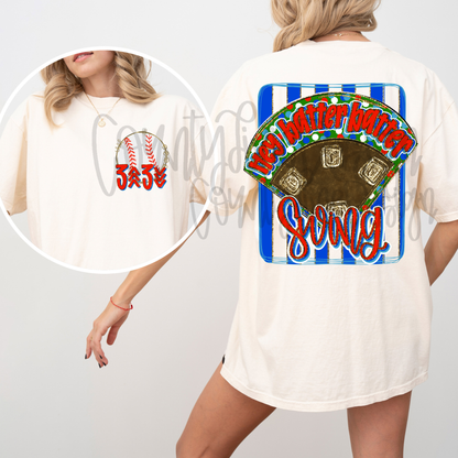 Baseball Hey batter batter 3up 3down PNG