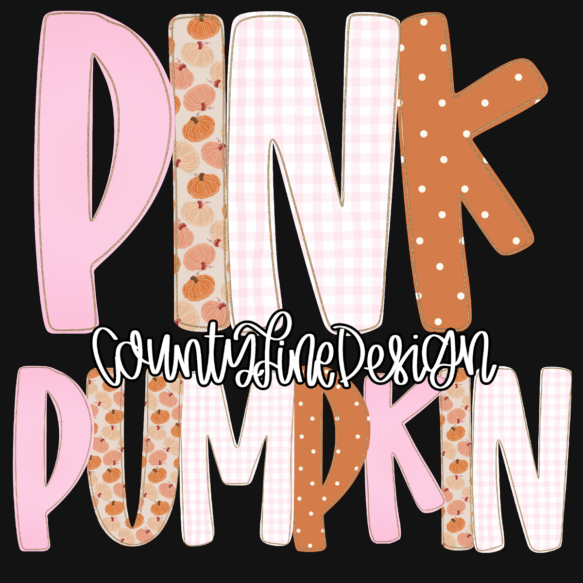Pink Pumpkin Alpha Set