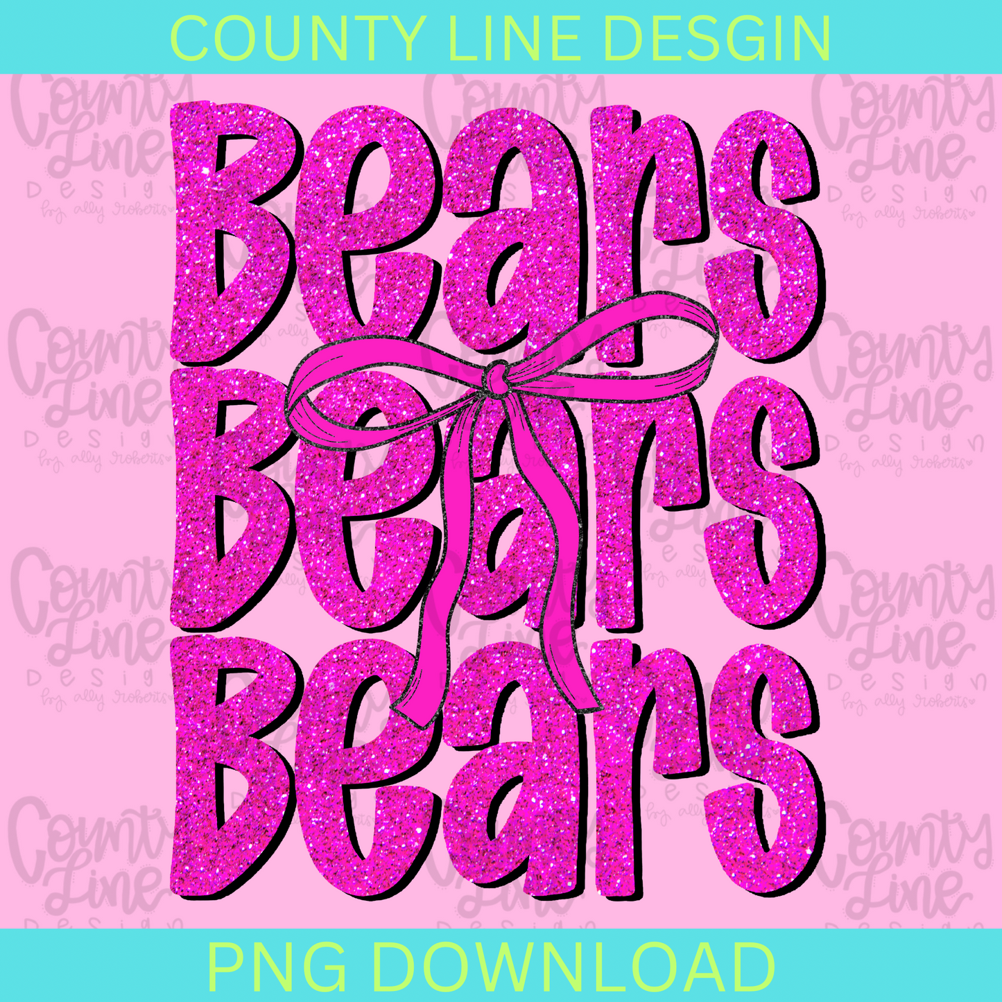 Bears Pink Out PNG