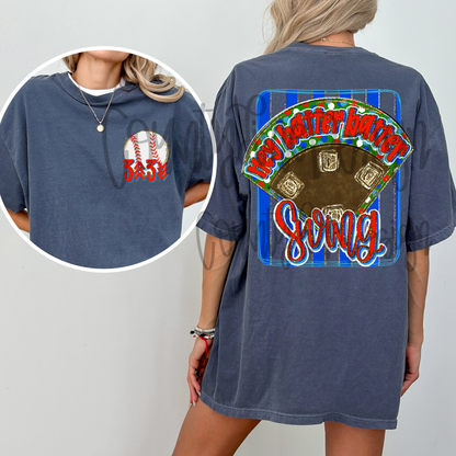 Baseball Hey batter batter 3up 3down PNG