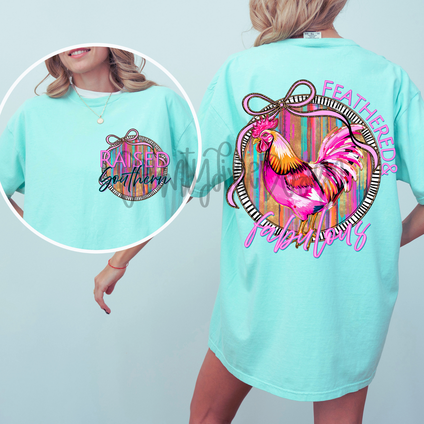Feathered and Fabulous chicken PNG