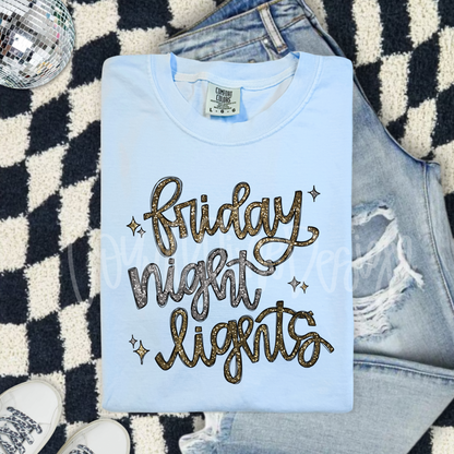 Friday Night Lights Glitter PNG