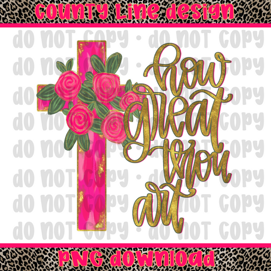How great thou art PNG
