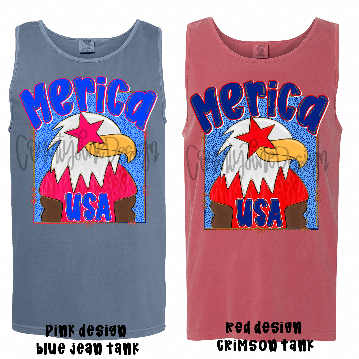 Merica preppy eagle PINK AND RED PNGs