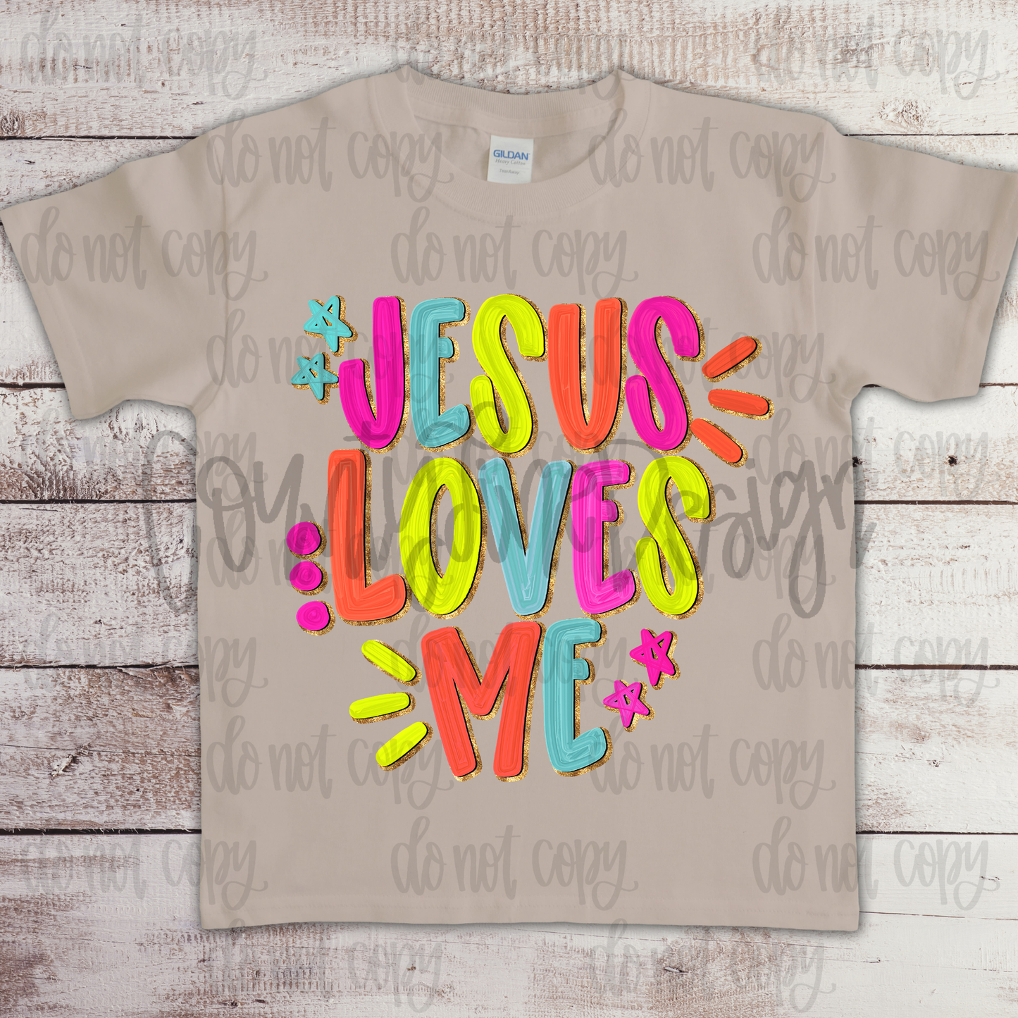 Jesus Loves Me Pink PNG