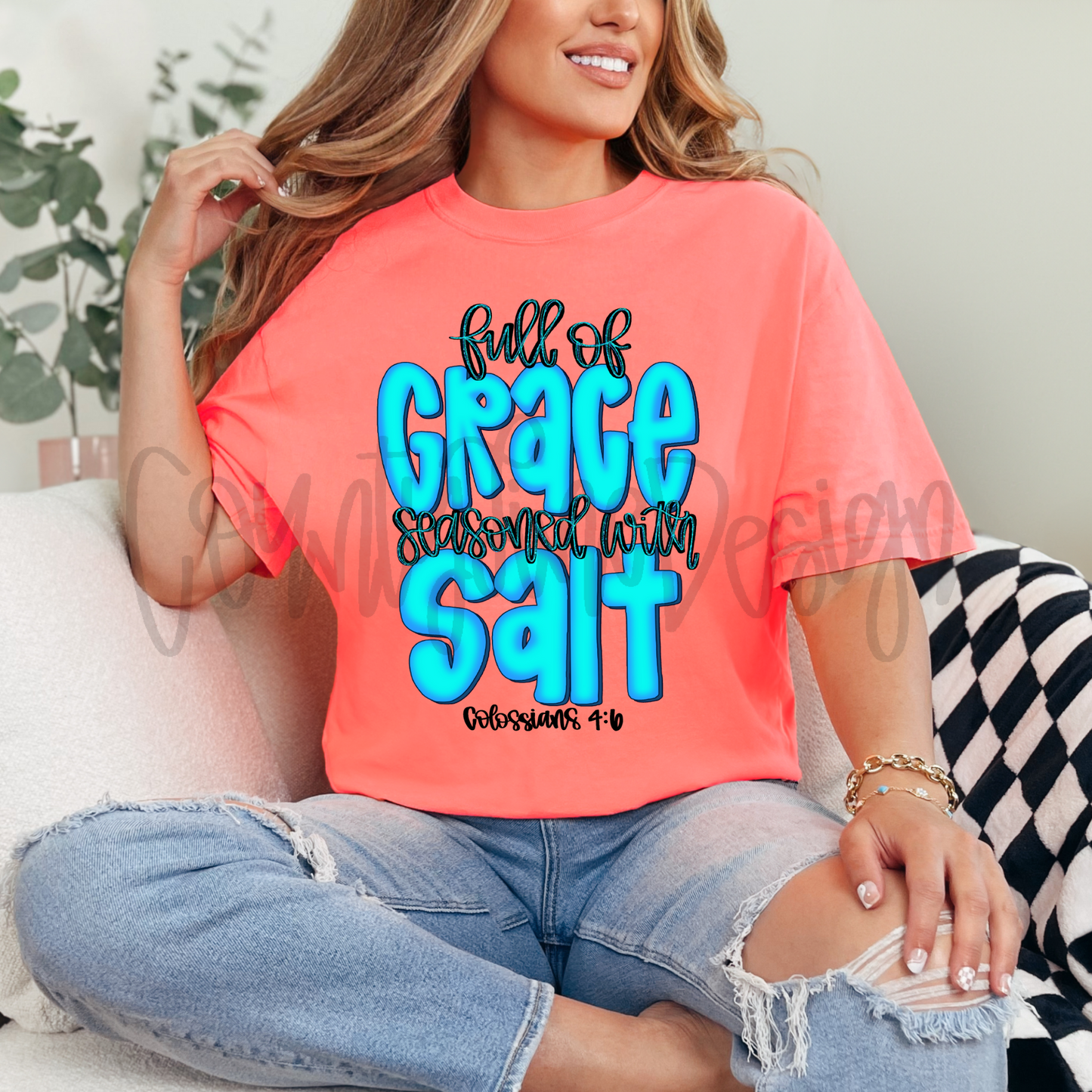 Full of Grace, Seasoned with Salt PNG