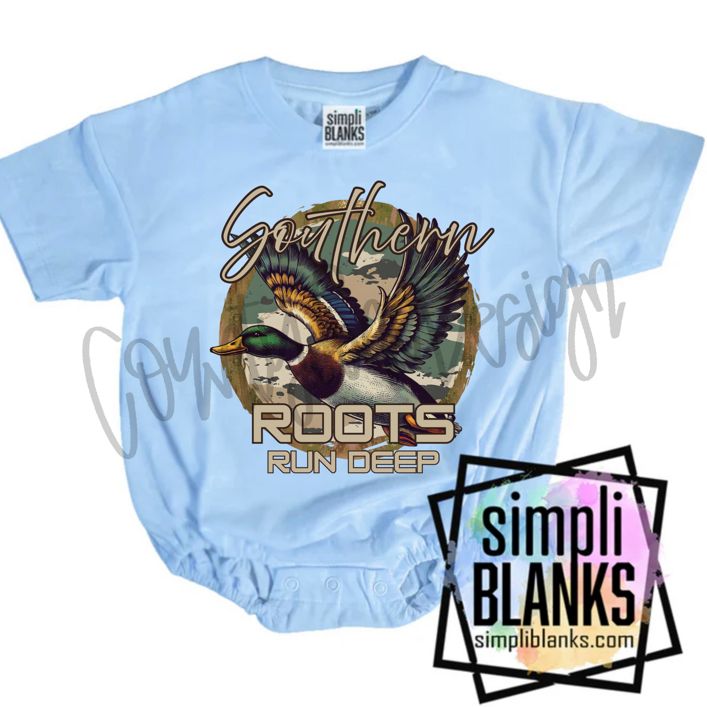 Southern Roots Run Deep DUCK PNG