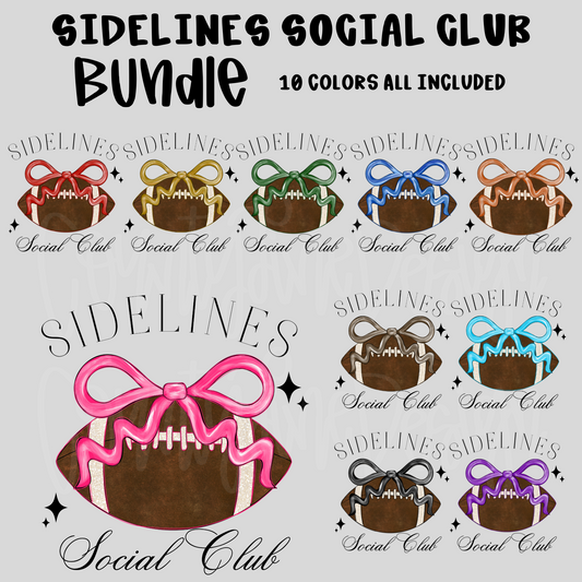 Sidelines Social Club Football BUNDLE