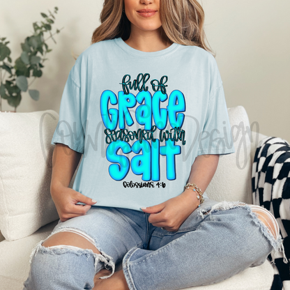 Full of Grace, Seasoned with Salt PNG