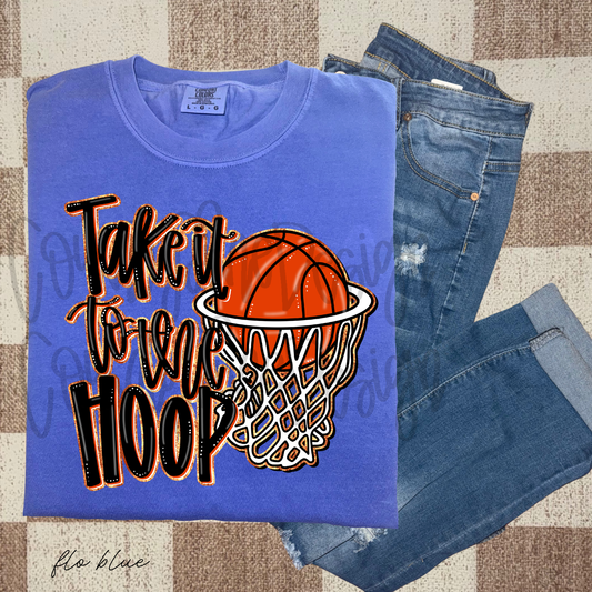 Take it to the hoop basketball PNG