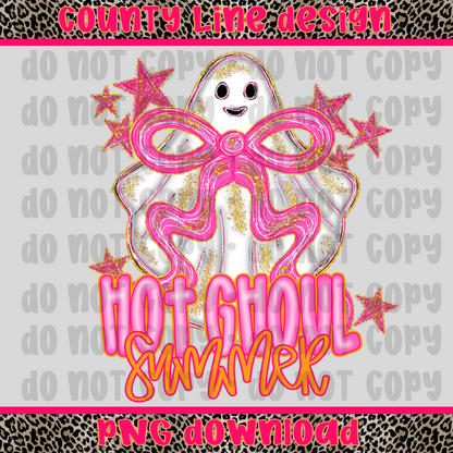 Hot Ghoul Summer Ghost PNG