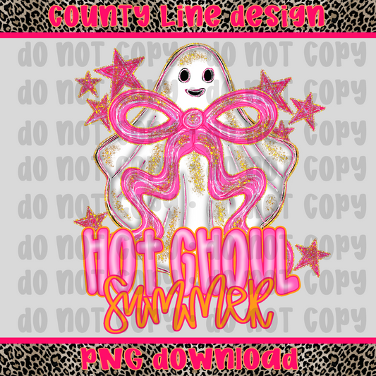 Hot Ghoul Summer Ghost PNG
