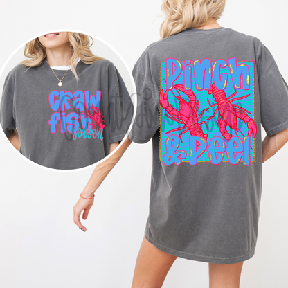 Pinch and Peel Crawfish Season Zebra PNG