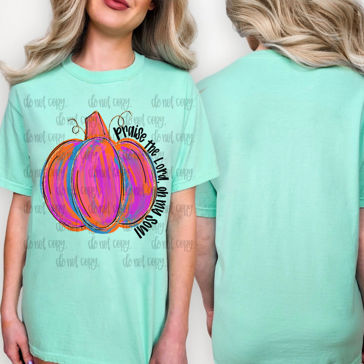 9/14 Praise The Lord oh my soul Pumpkin PNG