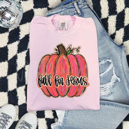 Fall For Jesus Pumpkin PNG