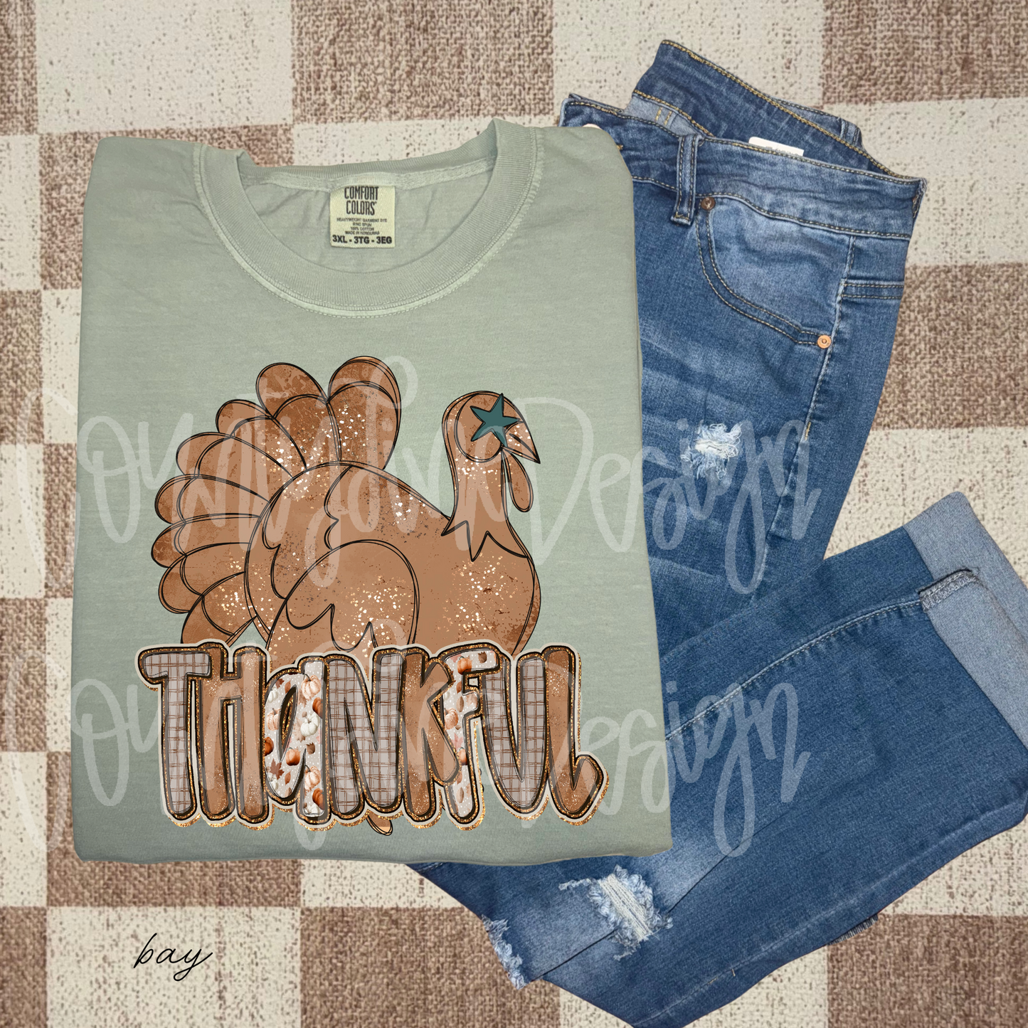 Traditional Thanksgiving Alpha Set PNGs - 3 ALPHA SETS! 6 elements!