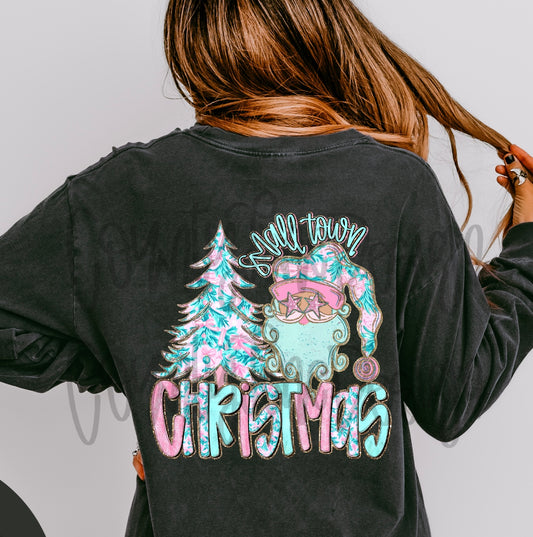 Small town Christmas PNG - Add your own town!