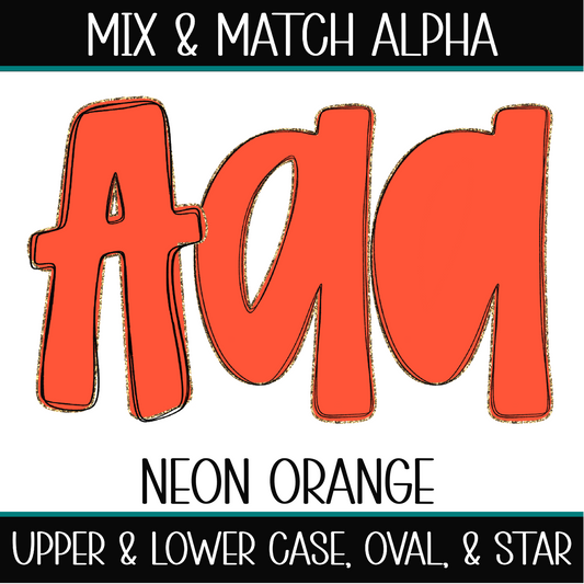 Neon orange alpha