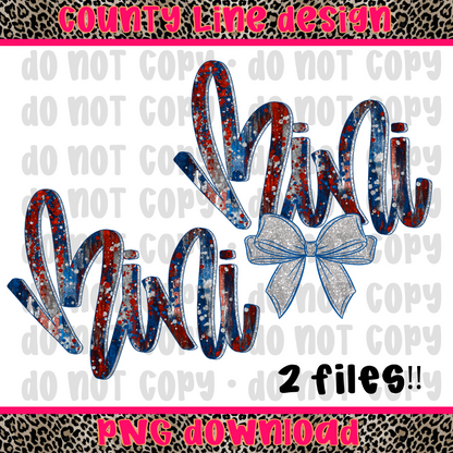 Mini USA PNG - 2 FILES!