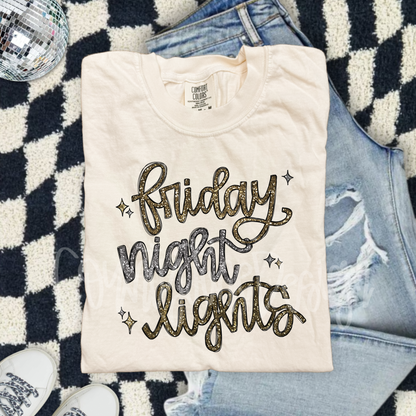 Friday Night Lights Glitter PNG