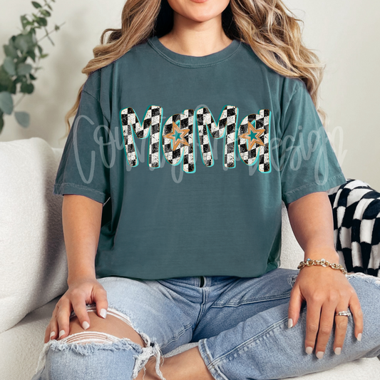 Mama Retro Checker PNG