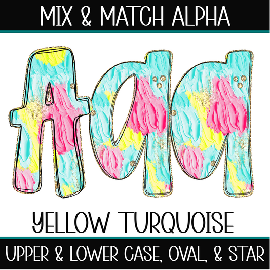 Yellow Turquoise alpha